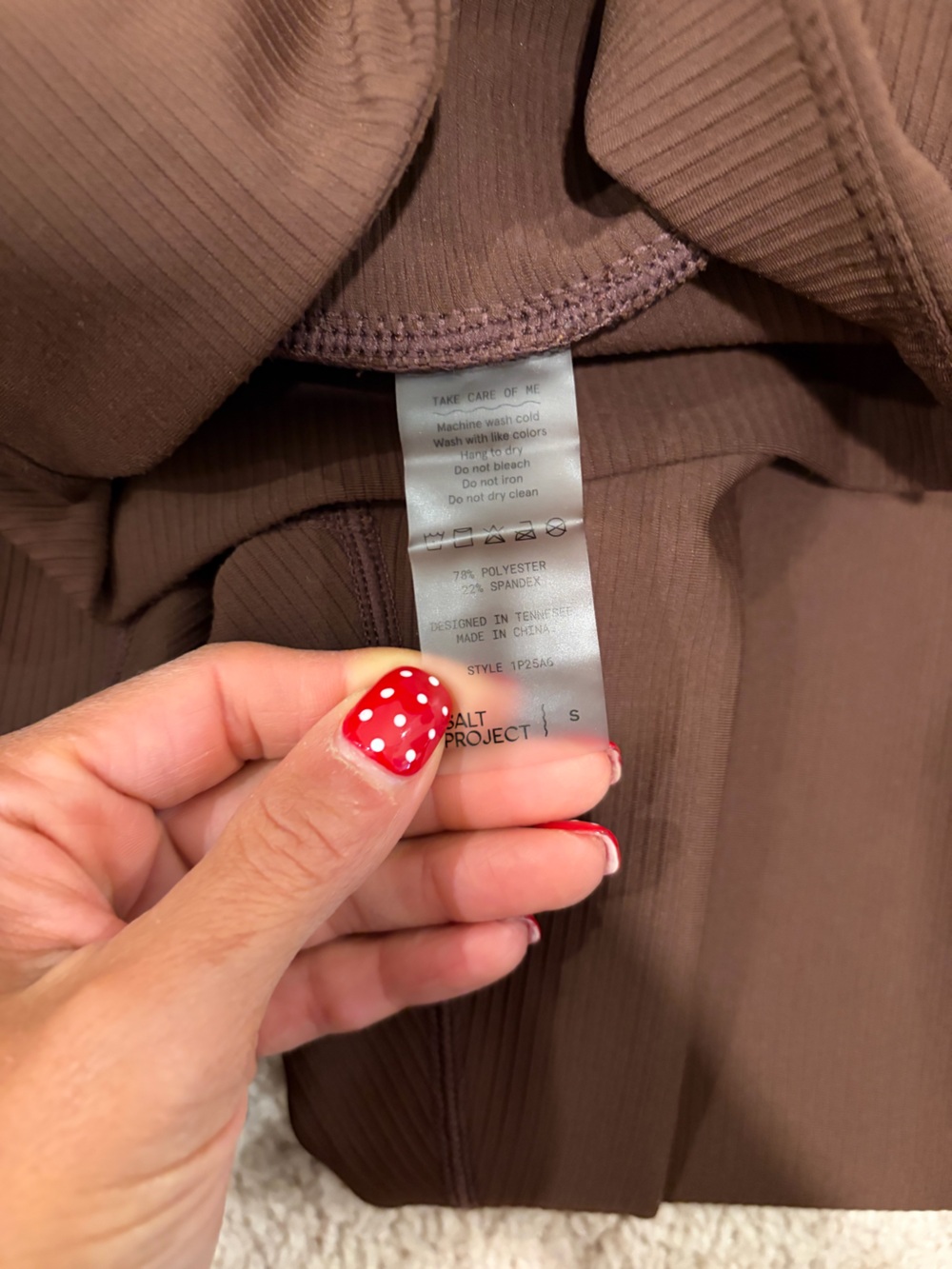 Salt Project Power Piped Ribbed Legging - Picture 5 of 5